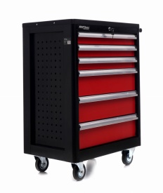 Dulap mobil pentru scule KraftDele KD370 – cărucior atelier cu 6 sertare, gol - Img 6