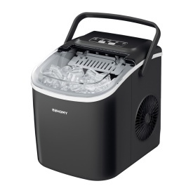 Euhomy IM016 Aparat de fabricat cuburi de gheață de 12 kg (negru)