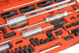 Extractor inerțial universal pentru injectoare diesel Common Rail, set profesional de demontare injectoare înțepenite MaxRom V86226 - Img 10