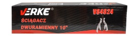 Extractor rulmenți cu 2 brațe și șurub 10 inch, din oțel CR-V, filet trapezoidal, 355 mm, MaxRom - Img 8