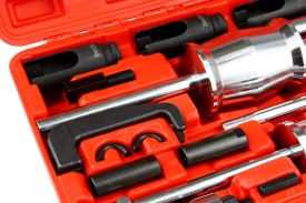 Extractor universal inerțial pentru injectoare diesel Common Rail Mar-Pol, set profesional cu adaptoare și ciocane inerțiale - Img 6
