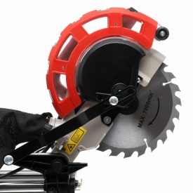 Fierăstrău circular de tăiere în unghi KraftDele KD3011 cu laser, masă stabilă, 2200W, 4700 rpm, pentru prelucrarea lemnului - Img 8