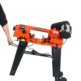 Fierăstrău cu bandă pentru metal KraftDele KD5475, 850W, cu 3 viteze și tăiere precisă pentru profile și materiale pline - Img 5