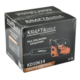 Fierăstrău cu lanț pe benzină pentru crengi KraftDele KD10614, motor 52 cm³, 3,9 CP, lamă 25 cm - Img 6
