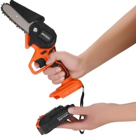 Fierăstrău electric cu acumulator 21V KraftDele KD10642, lamă 4 inch, cu prelungitor pentru tăierea crengilor - Img 10