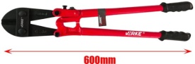 Foarfecă profesională VERKE pentru tăiat sârmă, bare și lanțuri, 600 mm, capacitate de tăiere până la 10 mm - Img 9