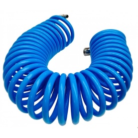 Furtun spiralat conectori aer comprimat din PU 12x8mm 10m VERKE V81353 – Kraft&Dele