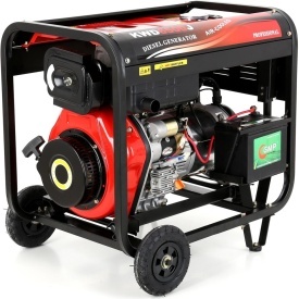 Generator de curent diesel KraftDele KD122, 6500W, 230V/12V, AVR, pornire electrică și manuală - Img 10