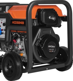 Generator de curent diesel monofazat KraftDele KD3249, 8 kW nominal / 9 kW maxim, 230V, pornire electrică și manuală - Img 10
