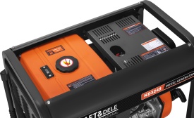 Generator de curent diesel trifazat KraftDele KD3248, 6 kW nominal / 7 kW maxim, 230V/400V, pornire electrică și manuală - Img 9