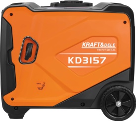 Generator de curent inverter KraftDele KD3157, 4,5 kW, 230V, pe benzină, pentru alimentare de rezervă acasă, în atelier și teren - Img 4