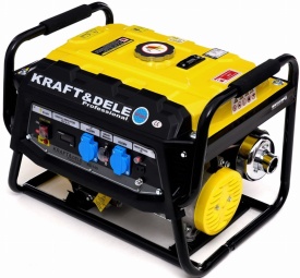 Generator de curent monofazat KraftDele KD149, 3500W, 230V/12V, afișaj LCD, motor 4 timpi, pentru uz casnic și profesional - Img 3
