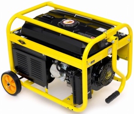 Generator de curent pe benzină KraftDele KD125, 3800 W, 230 V + 12 V, motor 4 timpi, cu roți și mâner pentru transport - Img 9