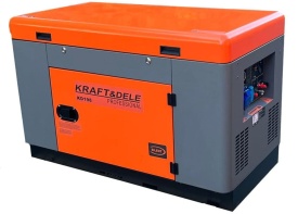 Generator electric monofazat diesel KraftDele KD198, 14 kW nominal / 15,5 kW maxim, pornire electrică, AVR - Img 3