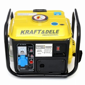 Generator electric monofazat KraftDele KD109Z 1200W, 230V/12V, portabil, cu pornire manuală și rezervor 4L - Img 6