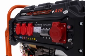 Generator Profesional Trifazic KraftDele KD163 – 3500W, 230V/380V/12V, Pornire Electrică – Putere Reală cu Bobinaj din Cupru pentru Control Total - Img 12