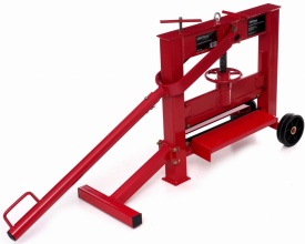Ghilotină manuală pentru pavaj, cărămizi și borduri KraftDele KD1193, tăiere 420 mm, înălțime reglabilă 10-140 mm - Img 4