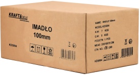 Imadău de banc KraftDele KD5994, 100 mm, din fontă, cu fălci din oțel și prindere pentru banc de lucru - Img 11