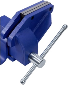 Imadlo profesional de banc KraftDele KD5995, 150 mm, corp din fonta, falci din otel, pentru atelier si lucrari mecanice - Img 12