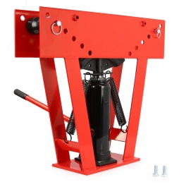 Îndoit țevi hidraulic Mar-Pol M55671, 16 tone, cu 8 profile pentru îndoire 0-90° a țevilor și elementelor metalice - Img 3