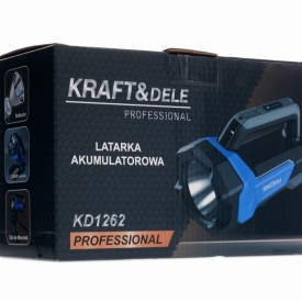 Lanternă acumulator USB-C KraftDele KD1262, 1000 lm, baterie 8000 mAh, lumină frontală și laterală, IP54 - Img 11