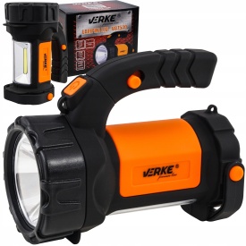 Lanternă LED reîncărcabilă MaxRom V87520 cu CREE și COB, rază 500 m, acumulator Li-Ion, încărcare USB și 230V - Img 4