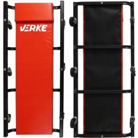 Leagăn auto tip cărucior de atelier cu tetieră și 6 roți pivotante MaxRom, 92 x 43 x 10 cm, pentru service și lucrări sub mașină - Img 11