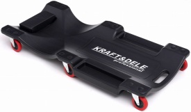 Leżancă atelier auto pe roți 36 inch KraftDele KD350, ergonomică, cu 6 roți pivotante și suport moale pentru cap
