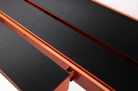 Masă de tăiat plăci ceramice, gresie sau piatră electrică KraftDele KD1372 – 2200W, 1200mm lungime, disc 230mm, tăiere 45mm, unghi 0-45°, apă/răcire, IP54 - Img 3