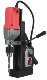 Mașină de găurit cu talpă magnetică 1200W MAR-POL M79220 – forță de prindere 13000N, mandrină 1.5-16mm, valiză transport inclusă - Img 4
