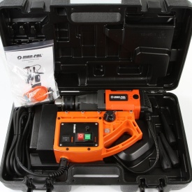 Mașină de găurit cu talpă magnetică 1480W MAR-POL M79221 – forță 11500N, mandrină cu cheie, con Morse, valiză transport - Img 9