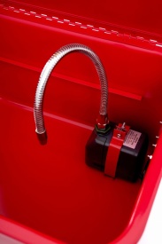 Mașină de spălat piese (Muzghieră) KraftDele KD424 – 13 litri, Circuit închis, Pompă 230V, Gât de lebădă flexibil, Oțel - Img 9