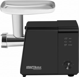 Mașină electrică de tocat carne KraftDele KD4205, 2200W, cu 3 site, 4 răzători, accesorii pentru cârnați și kebbe - Img 4