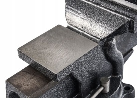 Menghină de banc rotativă cu nicovală 125 mm MaxRom, corp din fontă, pentru atelier mecanic și lucrări de fixare precise - Img 10