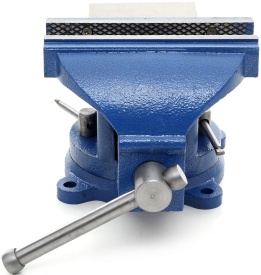Menghină de banc rotativă KraftDele KD1105, 250 mm, cu nicovală integrată și bază rotativă 360° - Img 2