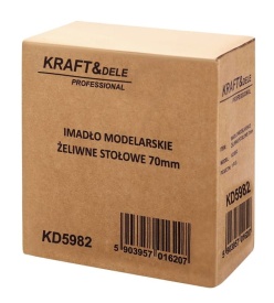 Menghină modelistică din fontă 70 mm KraftDele KD5982 pentru prindere precisă în atelier, hobby și lucrări de finețe - Img 6