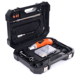 Mini polizor multifuncțional KraftDele 270W cu set 126 accesorii pentru șlefuire, gravare, găurire și lustruire KD10752 - Img 2