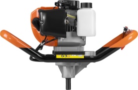 Motoburghiu de pământ pe benzină KraftDele KD5217, 52 cm³, 4,9 kW, 2 timpi, pentru găuri în sol, stâlpi, garduri și fundații - Img 4