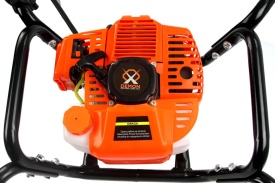 Motoburghiu pe benzină Mar-Pol M84001/3, 5,2 CP, cu burghie 100/150/200 mm pentru găuri în sol, garduri și plantări - Img 10