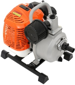 Motopompă de apă pe benzină KraftDele KD5060 Debit 300 L/min Conexiune 1 inch, Motor 2 timpi, Autoamorsantă, Cadru protecție oțel - Img 8