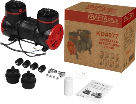 Motor compresor fără ulei KraftDele KD4077, 1300W, 220 l/min, 8 bar, pentru compresoare de aer și reparații rapide - Img 11