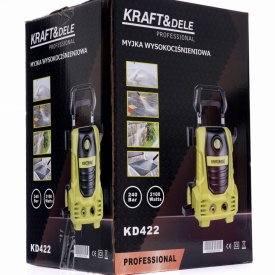 Myjka cu presiune KraftDele KD422, 2100W, 240 bar, cu pompă de autoamorsare și duză reglabilă pentru curățare exterioară - Img 12