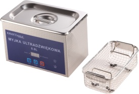 Myjka cu ultrasunete KraftDele KD504, 0,8L, cu afișaj LCD, pentru bijuterii, ochelari, ceasuri și obiecte delicate - Img 2