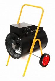 Nagrzewnica electrică industrială KraftDele KD11726, 15 kW, cu termostat, alimentare 380-400 V, pentru încălzire eficientă - Img 2