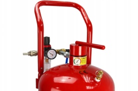 Piaskarkă sifonică Mar-Pol 19L cu manometru, regulator și odorizator de aer, pentru curățare rugină, vopsea și caroserie - Img 7
