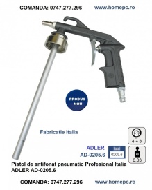 Pistol de antifonat pneumatic Profesional Italia ADLER AD-0205.6 – Kraft&Dele