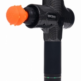 Pistol de masaj KraftDele KD3082, 125W, 8 capete interschimbabile, 30 trepte de viteză, ecran LCD tactil
