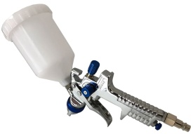 Pistol de vopsit pneumatic HVLP Verke H-888P, duză 1,3 mm, rezervor 600 ml, pentru aplicare precisă a vopselei - Img 4