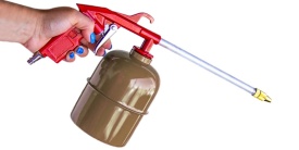 Pistol pneumatic pentru spălare și conservare VERKE V81270, cu rezervor 650 ml și duză lungă pentru zone greu accesibile - Img 6