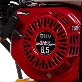Placă compactoare 100kg MAR-POL C100 OHV M79519 – motor 4.17 CP, forță 15kN, adâncime 30cm, roți transport și mâner pliabil - Img 3